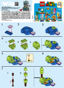Bruksanvisning Lego set 71413 Super Mario Karaktärspaket – Serie 6