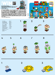 Manual Lego set 71413 Super Mario Character Packs – Green Toad