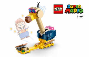 Rokasgrāmata Lego set 71414 Super Mario Trakgalvja Conkdor paplašinājuma maršruts