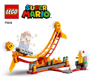 Bruksanvisning Lego set 71416 Super Mario Åktur på lavavågen – Expansionsset