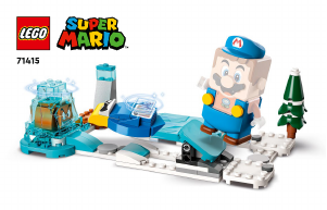 Manual Lego set 71415 Super Mario Set de Expansão Fato de Gelo do Mario e Mundo Gelado
