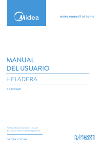Manual de uso Midea RF-M17XAR1 Frigorífico combinado