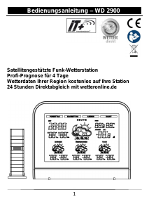 Bedienungsanleitung Technoline WD 2900 Wetterstation