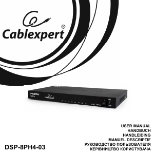 Руководство Cablexpert DSP-8PH4-03 Разветвитель HDMI