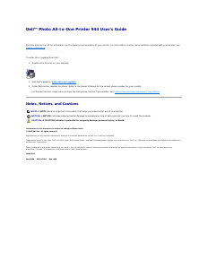 Manual Dell 944 Multifunctional Printer