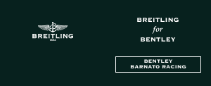 Manual Breitling for Bentley Barnato Racing Relógio de pulso