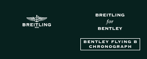 Manual Breitling for Bentley Flying B Chronograph Relógio de pulso