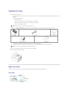 Handleiding Dell 1110 Printer