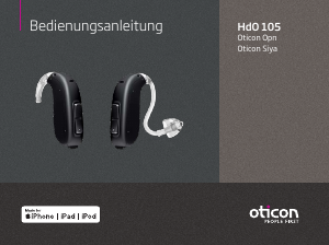 Bedienungsanleitung Oticon Opn 1 Hörgerät
