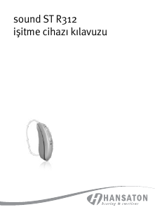 Kullanım kılavuzu Hansaton sound ST 3-R312 İşitme cihazı