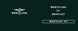 Manual Breitling for Bentley GT Relógio de pulso