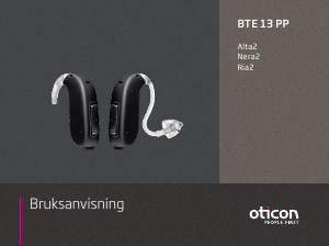 Bruksanvisning Oticon Ria2 Hörapparat