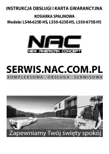 Instrukcja NAC LS50-675E-HS Kosiarka