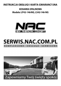 Instrukcja NAC LP42-146-NG Kosiarka