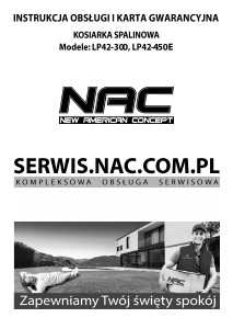 Instrukcja NAC LP42-300 Kosiarka