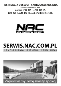 Instrukcja NAC LS50-475-H Kosiarka