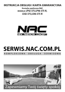 Instrukcja NAC LS46-375-H Kosiarka
