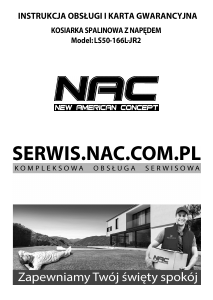 Instrukcja NAC LS50-166L-JR2 Kosiarka