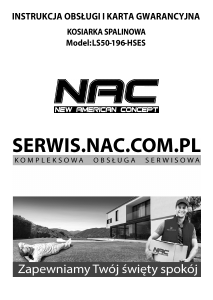 Instrukcja NAC LS50-196-HS-ES Kosiarka