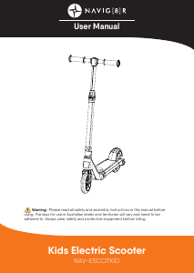 Handleiding Navig8r NAV-ESCOTKIDP Elektrische step