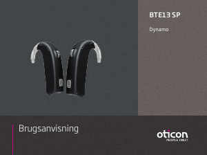 Brugsanvisning Oticon Dynamo SP4 Høreapparat