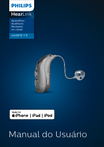 Manual Philips HEB3012 HearLink 3010 MNR T R Aparelho auditivo