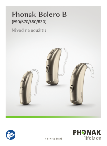 Návod Phonak Bolero B70–M Načúvací prístroj