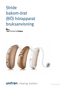 Bruksanvisning Unitron T Stride P Dura Pro Hörapparat