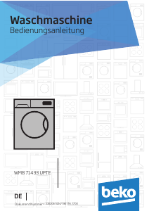 Bedienungsanleitung BEKO WMB 71433 UPTE Waschmaschine