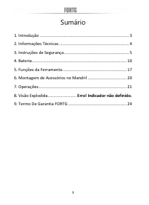 Manual FORTG FG3006X Berbequim