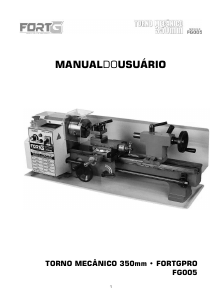 Manual FORTG FG005 Torno mecânico