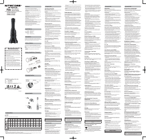 Bedienungsanleitung Nitecore P35i Taschenlampe