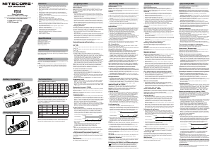 Handleiding Nitecore P20iX Zaklamp