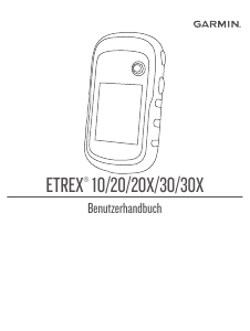 Bedienungsanleitung Garmin eTrex 20x Outdoor navigation