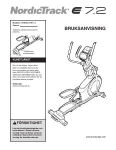 Bruksanvisning NordicTrack E7.2 Crosstrainer