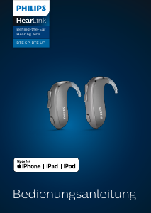 Bedienungsanleitung Philips HEB3021 HearLink 3020 Hörgerät