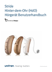 Bedienungsanleitung Unitron T Stride P Dura 600 Hörgerät