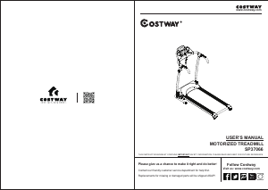 Handleiding Costway SP37066 Loopband