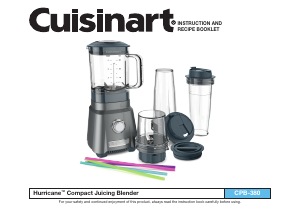 Handleiding Cuisinart CPB-380P1 Blender