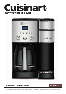 Manual de uso Cuisinart SS-15P1 Máquina de café