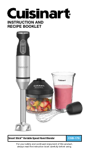 Manual Cuisinart CSB-179P1 Hand Blender