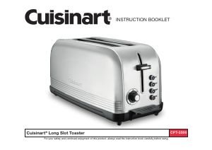 Manual Cuisinart CPT-2500 Toaster