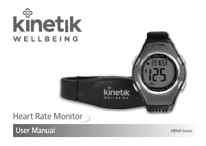 Handleiding Kinetik HRM4 Hartslagmeter