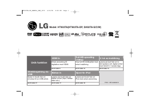 Bruksanvisning LG HT903TAW Hembiopaket