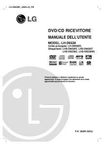 Manuale LG LH-D6530D Sistema home theater
