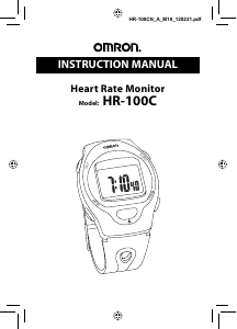 Handleiding Omron HR-100C Hartslagmeter
