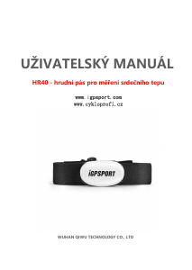 Manuál iGPSport HR40 Monitor srdečního tepu