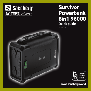 说明书 Sandberg 420-78 便携式充电器