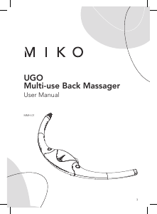 Manual Miko MMH-01 Massage Device