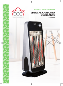 Manuale DCG SA9849 Termoventilatore